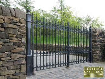 Stirling Collection Cast Iron Gates and Cast Iron Railings