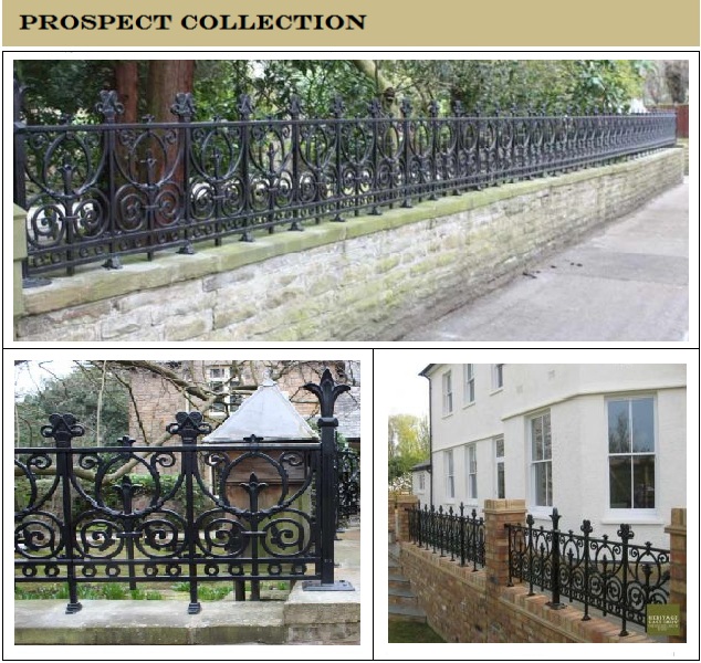 The Prospect Collection - Cast Iron Railings